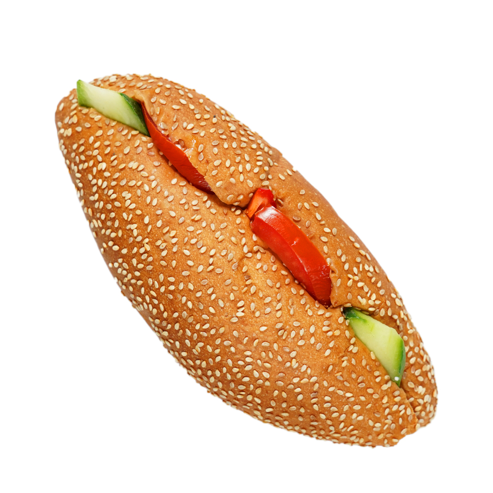 Susamlı peynirli soğuk sandviç